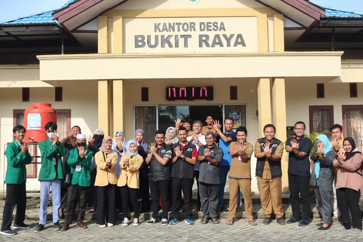 Desa Bukit Raya, Kecamatan Sepaku, Penajam Paser Utara yang menjadi desa digital pertama di IKN. (Dok. desabukitraya.smartvillagenusantara.id)